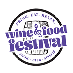 Drink. Eat. Relax. Wine & Food Festival | Ballantyne, NC Logo